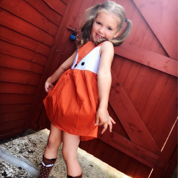 Fox Dress 🦊 and Knee High Set - Picture 4 of 7